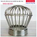 Cầu chắn rác sân thượng KAG-QC301 (ống D90), Cầu chặn rác Inox 304 đế thấp thả ống D90, cầu lưới lọc rác thoát nước mưa thoát nhanh sử dụng tốt. 