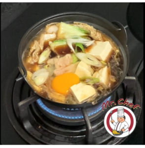 Mr.Chef หม้อนาเบะ เตาสุกี้ญี่ปุ่น ขนาด 18 ซม. สําหรับ หม้อไฟ หม้อสุกี้ ชาบู แถมฟรีแอลกอฮอก้อน