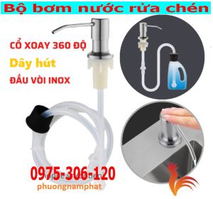 TIỆN LỢI GẤP NHIỀU LẦN Bộ Đầu Bơm Hút Dầu Rửa Chén Xà Bông Nước Rửa Chén Bát Phương Nam Phát Tiện Lợi Có Vòi Dẫn Ống silicon Dài