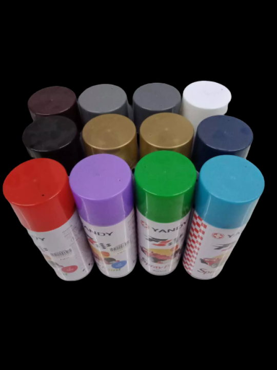 Solid Yandy Yandy Spray Paint Solid Colors 100% Acrylic Spray Paint Multiple Color ...