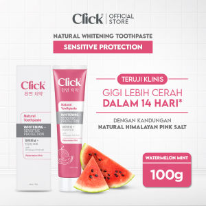 Click Natural Toothpaste Whitening + Sensitive Protection - Pasta Gigi Pemutih