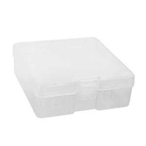 100Pcs AA 3A Plastic Batteries Storage Box Holder Case Organizers Container Hard Case Cover