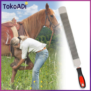 14inch Alat Kikir Dua Sisi Horseshoe File Sickle Shoeing Tools Untuk Memotong Kuku Kuda