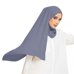 Premium Chiffon Silk Shawl ( Alya Apparels / Bubble Scarf / Tudung /Pinless Underscarf / Hijab / Luxe / Ironless )