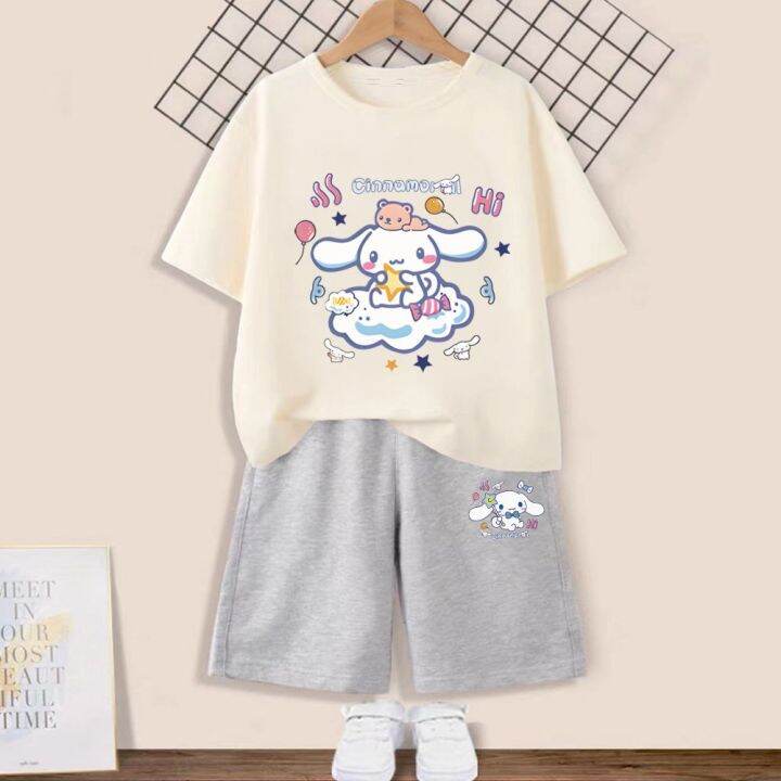 My Melody Cinnamoroll kids clothing sets | Lazada PH