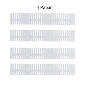 JRCASE 1 SET / 4 Pcs Sekatan Laci Universal Penyekat Pembatas Pemisah Partisi Laci Organizer Drawer Rak Kabinet Lemari Atk Alat Tulis Kosmetik Bisa Di Potong
