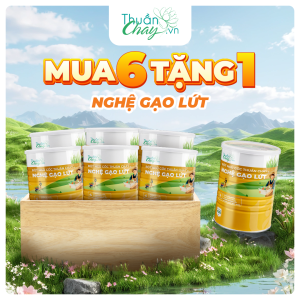 [COMBO 6 TẶNG 1] BỘT NGŨ CỐC THUẦN CHAY NGHỆ GẠO LỨT 420G