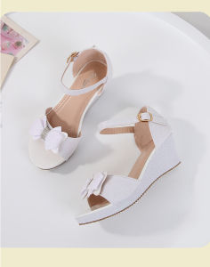 Size 25--36  Korean girls fashion heels kids sandals 707-12#