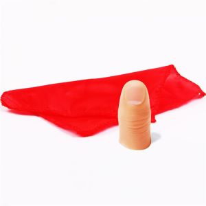 BANZU ของขวัญเด็ก ของขวัญเวทมนตร์ ระยะใกล้ อุปกรณ์มายากล เคล็ดลับถนน ปลายนิ้วโป้ง เทคนิคมายากลนิ้ว ผ้าพันคอ disapper Magic เทคนิคมายากล