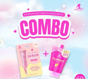 Perfect Skin Combo Bundle Sunscreen 50ML with Free Liptint or Hydra Foundation