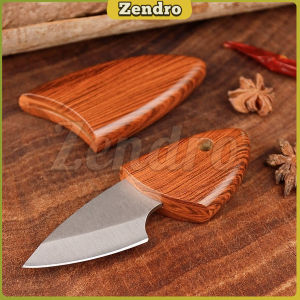 ZEO Mini Wood Grain Color Fruit Knife Kitchen Knives