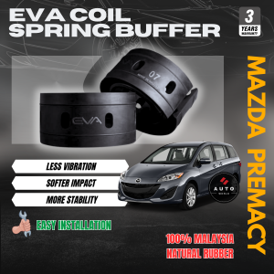 EVA Coil Spring Buffer MAZDA PREMACY Cushion Buffer Spring Rubber Stopper Spring (Front & Rear SET) 100% Getah asli