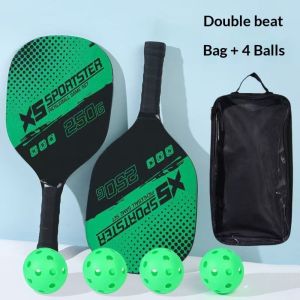 🔥Warranty 3 years🔥Pathfinder Pickleball Rackets Set Pickleball Paddle Set of 2 Rackets and 4 Pickleballs Balls Pickle-Ball Racquet with Balls Sports Accessory