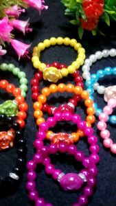 [COD] Gelang anak perempuan/gelang anak mutiara motif bunga mawar