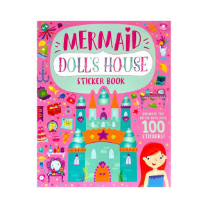 Mermaid Dolls House Sticker Book To Decorate Castle With 100+ Stickers For Kids