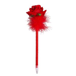 LEIFNYDI Teachers Day Gift Rose Flower Ballpoint Pen Writing Smoothly Best Wishes Neutral Gel Pens Cute 0.5mm Lovely Pen Office