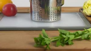 Sacesr 304 Stainless Steel Vegetable Stuffing Squeezer Effort-saving Pressing Lemon Juicer Large Capacity with Filter Bag 4P6B8