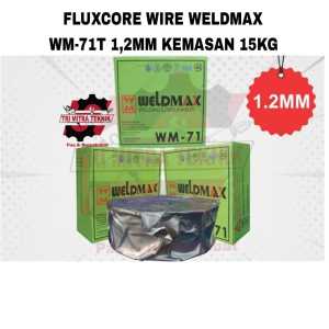 Kawat las Co Tanpa Gas Kawat Las Mig FLUXCORE WELDMAX NO GAS Kemasan 1kg