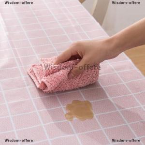 [COD] Wisdom-offere 137X90CM PEVA Waterproof Oilproof Tablecloth Table Cloth Plaid Pattern Table Cover For Party Outdoor Picnic Cloth