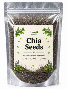 Lokal Pantry Chia Seeds | Premium Quality | Natural Ingredient for Cooking Baking Smoothies Yogurt Oatmeal Overnight Oats Desserts Puddings Salads Granola Bread Muffins Homemade Recipes & Everyday Culinary Use
