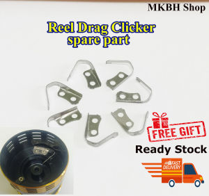 Spinning Reel Clicker Bunyi Drag Alarm Mesin Pancing Cliker fishing sound Tomman Maguro Ajiking Seahawk Fishing Reel Clicker Drag Sound Plate Spare part Fishing Stringer Fisher Traction - Lazada