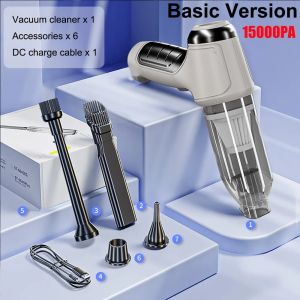 Car Vacuum Cleaner Wireless 95000PA Strong Suction Vacuum Cleaner Portable Handheld Vacuum Cleaner Blower 2in1 for Car Home2026