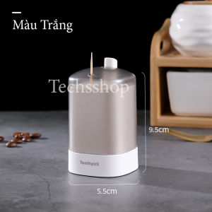 Hộp đựng tăm xỉa răng tự động thông minh Toothpick  Hộp đựng tăm tre để bàn  Hủ đựng tăm cao cấp bằng nhựa  Phụ kiện bàn ăn