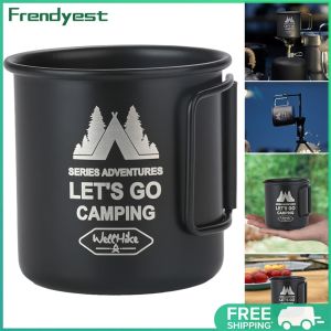 COD [Free Shipping] 300ML Lightweight Aluminum Alloy Camping Mug for Tea Beer and Coffee - Perfect for Outdoor Adventures and Hiking Trips