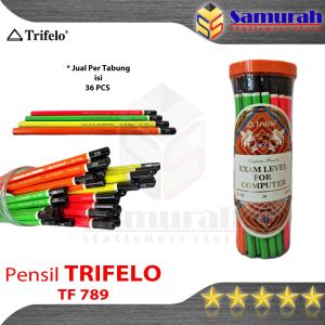 Pensil Kayu Joyko 2B P8131 isi 36 pcs per Box / Trifelo TF 789 2B - Box isi 36 batang  / Wood Pencil Metalik Toples