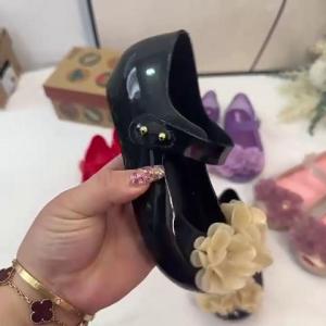 Melissa Official Store Mini Shoes Flower Decorated Childrens Shoes Girls Shoes Toddler Shoes