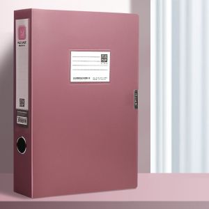 MIIQNUS Chống bụi Bìa hồ sơ A4 Nhựa PP Màu morandi Hộp đựng tài liệu Đa chức năng Dày Hộp đựng giấy Văn phòng