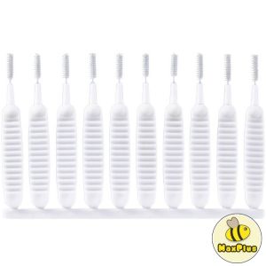 MaxPlus 10Pcs Anti-clogging Mini Hole Cleaning Brushes Shower Head Cleaning Cell Phone Hole Cleaning Tools