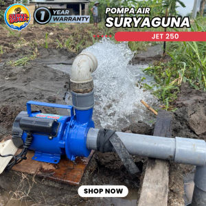 [BISA COD] Pompa air modifikasi type jet 250 pipa in/out 2 dim hemat listrik semburan air besar untuk irigasi sawah siap kirim