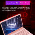CNAST Laptop Pink Ori J4115 Ram8G+256GB SSD 14 inch Windows11 Pro Garansi 1 tahun. 