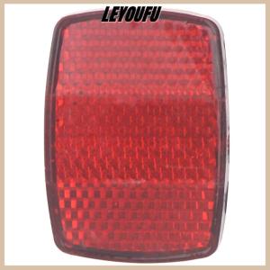 LEYOUFU Bicycle Plastic Reflector Tail Light Reflector Front And Rear Warning Tail Light