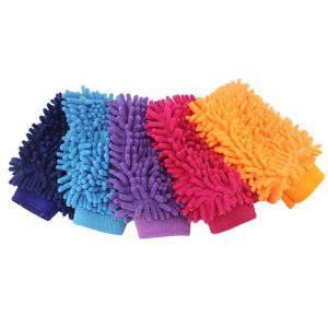 Car Wash Towels Microfiber chenille Car Cleaning Towel mitt glove Soft Drying Cloth Hemming Wash Towel Water Suction Clearner