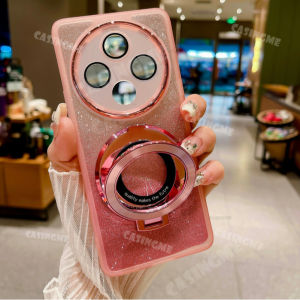 TECNO SPARK 30 2024 Bling Magnetic Suction Bracket Soft Casing For TECNO Spark 30 30C Spark30 Spark30C 30Spark C 4G 5G Camera Shcokproof Phone Case Lens Protector Soft Back Cover