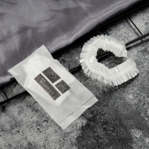 Disposable Waterproof Shower Cap Plastic Hair Bath Cover Transparent Water Resistance Elastic Sauna Kitchen