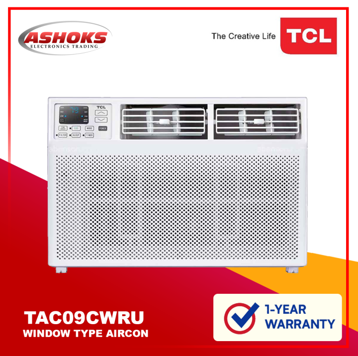 Tcl Tac Cwr U Hp Window Type Aircon Remote Non Inverter Fast Cooling Tcl Aircon