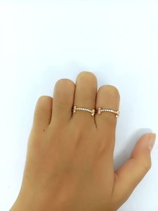 CINCIN TIFANY MP LISTRING/ CINCIN PERAK ASLI SILVER 925 LAPIS EMAS/ CINCIN FASHION IMPOR TERBARU