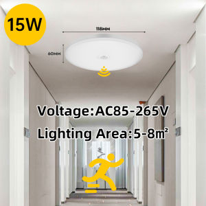 LED Ceiling Lamp with Motion Sensor Ceiling Lights PIR Night Light Sensor Wall Lamps for Home Stairs Hallway