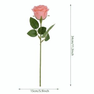 NEXASHOP 1pc Silk Rose Simulated Rose Bouquet Small Bundle DIY Floral Materials Simulation Flowers Fashion Soft Home Decoration Valentines Day Gift