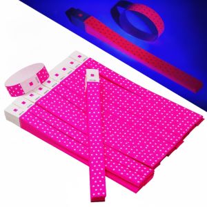 LIWU 100PCS Phát quang Vòng đeo tay dùng một lần Chống thấm nước Giấy tổng hợp Vòng tay phát sáng Chống rách Dải keo dán Vòng đeo tay phát sáng cho tiệc tùng Dành cho các buổi hòa nhạc