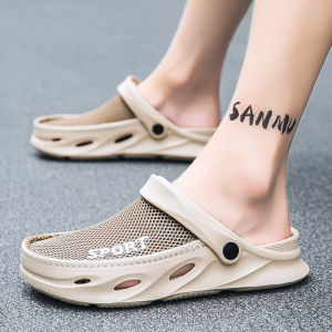 Free Shipping Summer Mesh Sandals Half-Covered Casual BirdS Nest-Style Clogs MenS Beach Slip-On Sandals Available In Large Sizes