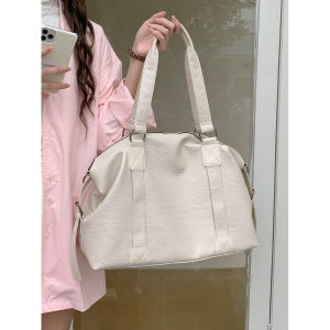 IELGY Trendy Cool Portable Travel Bag Korean Version Casual Tote Bag Large Capacity Cross-body Luggage Bag