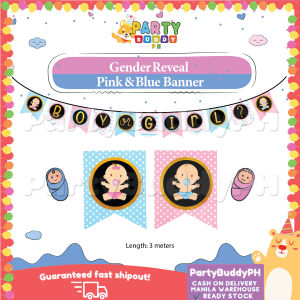 Gender Reveal Party Needs sold by Partybuddyph