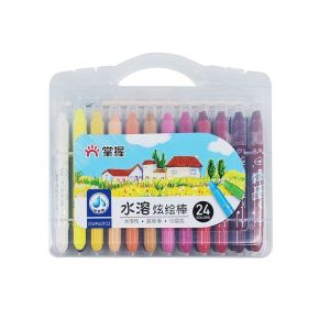 24/48 Warna Crayon Washable Non Toxic Crayon Premium Crayon Krayon Lembut Crayon Graps 24 Warna Krayon Bagus Washable Silky Crayon