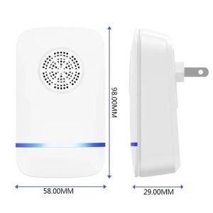 Home Smart Electric Ultrasonic Pest Repeller US Plug 110V 220V Energy Saver Rodent Insect Repellent RC8201 White