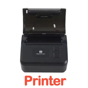 Soonpos Portable Mini Wireless Thermal Pocket Printer 80mm Pos Receipt Printer With Leather Case Compatible with Loyverse Salesplay Kyte UTAK POS App