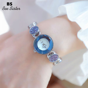BS Bee Sister Đồng Hồ Nữ Thời Trang Hàng Mới Về Đồng Hồ Thạch Anh Chống Nước Dây Hợp Kim Thép Không Gỉ Thường Ngày Đồng Hồ Đeo Tay Nữ Hình Tròn Sang Trọng Đính Đá Toàn Bộ Kim Cương Thanh Lịch 1394